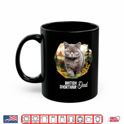 Mug British Shorthair Cats Cat British Shorthair Dad Shirt