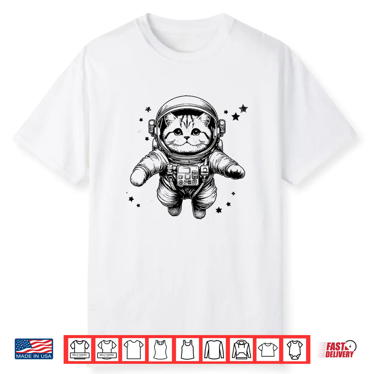 Cat Dad Mom Space Astronaut British Shorthair Shirt