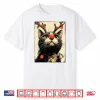 Funny Christmas British Shorthair Cat Holiday Lights Festive Shirt