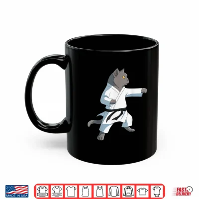 Mug Funny Karate British Shorthair Cat Shirt