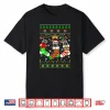 British Shorthair Cat Christmas Lights Socks Matching Family Shirt