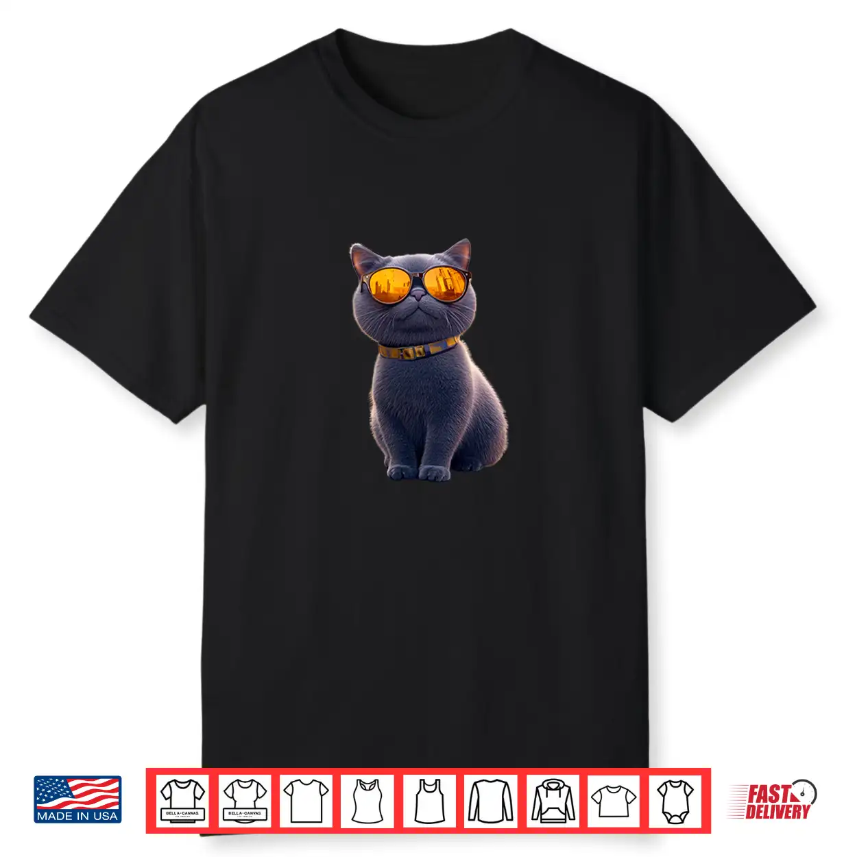 British Shorthair Cat With Sunglasses Cat Mom Love Cute Cats Shirt