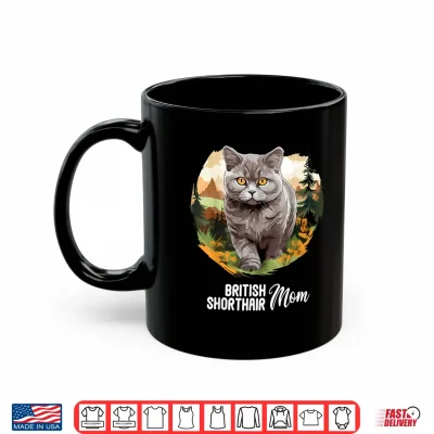Mug British Shorthair Cats Cat British Shorthair Mom Shirt