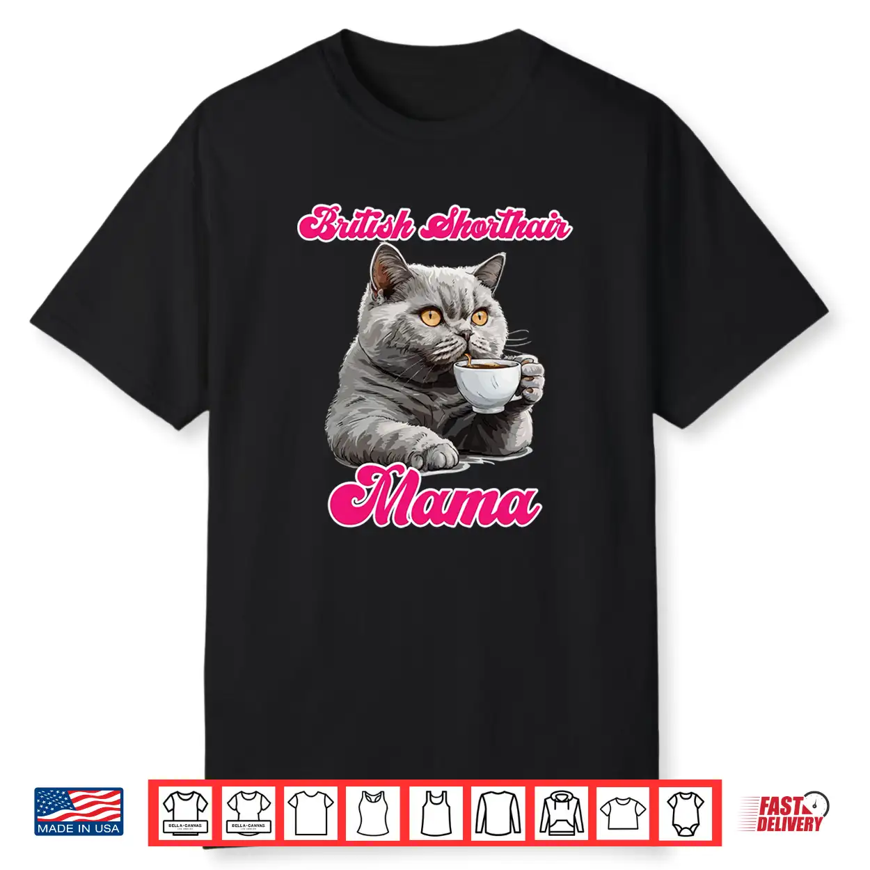 Cat Mom British Short Hair Mama British Shorthair Shirt