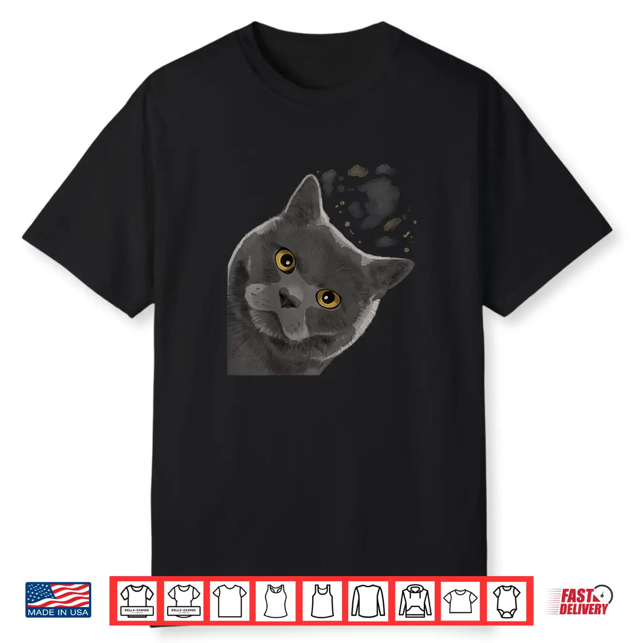 Funny Curious British Shorthair Cat Shirt
