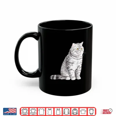 Mug Funny Sitting British Shorthair Cat Shirt