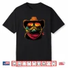 Colorful Persian Cat With Sunglasses Cowboy Sunset Western Shirt
