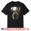 Funny White Persian Cat Selfie With Zombies Spooky Halloween Shirt