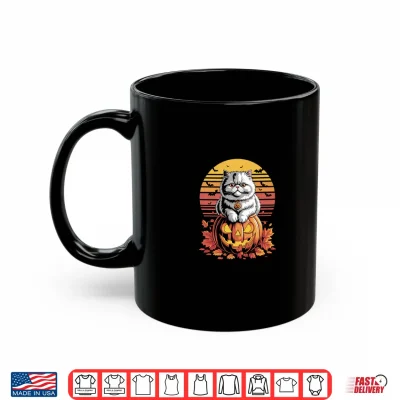 Mug Halloween Retro Persian Cat Persian Longhair Shirt
