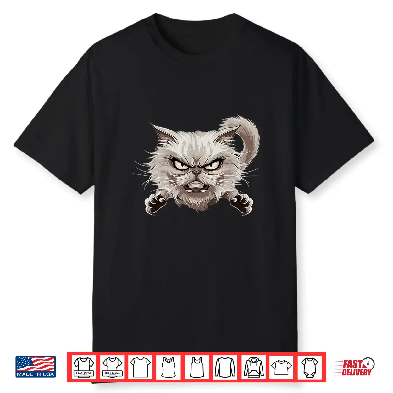 Mad Persian Cat Persian Longhair Shirt For Men Women