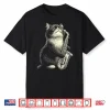 Persian Cat Playing Saxophone Player Funny Jazz Musician Shirt