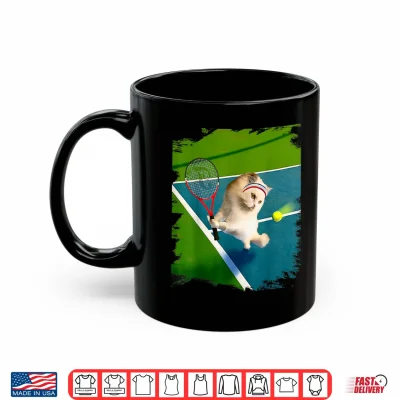 Mug Persian Cat Playing Tennis Shirt