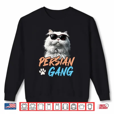 Sweatshirt Persian Cats PERSIAN GANG Cool Persian Cat Men Shirt