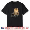 Funny Sarcastic Grumpy Persian Cat Stay Negative Shirt