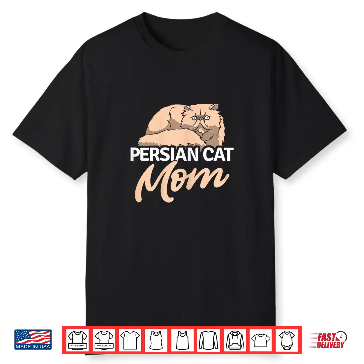 Persian Cat Mom Cat Kitten Kitty Cat Breed Animal Pet Shirt