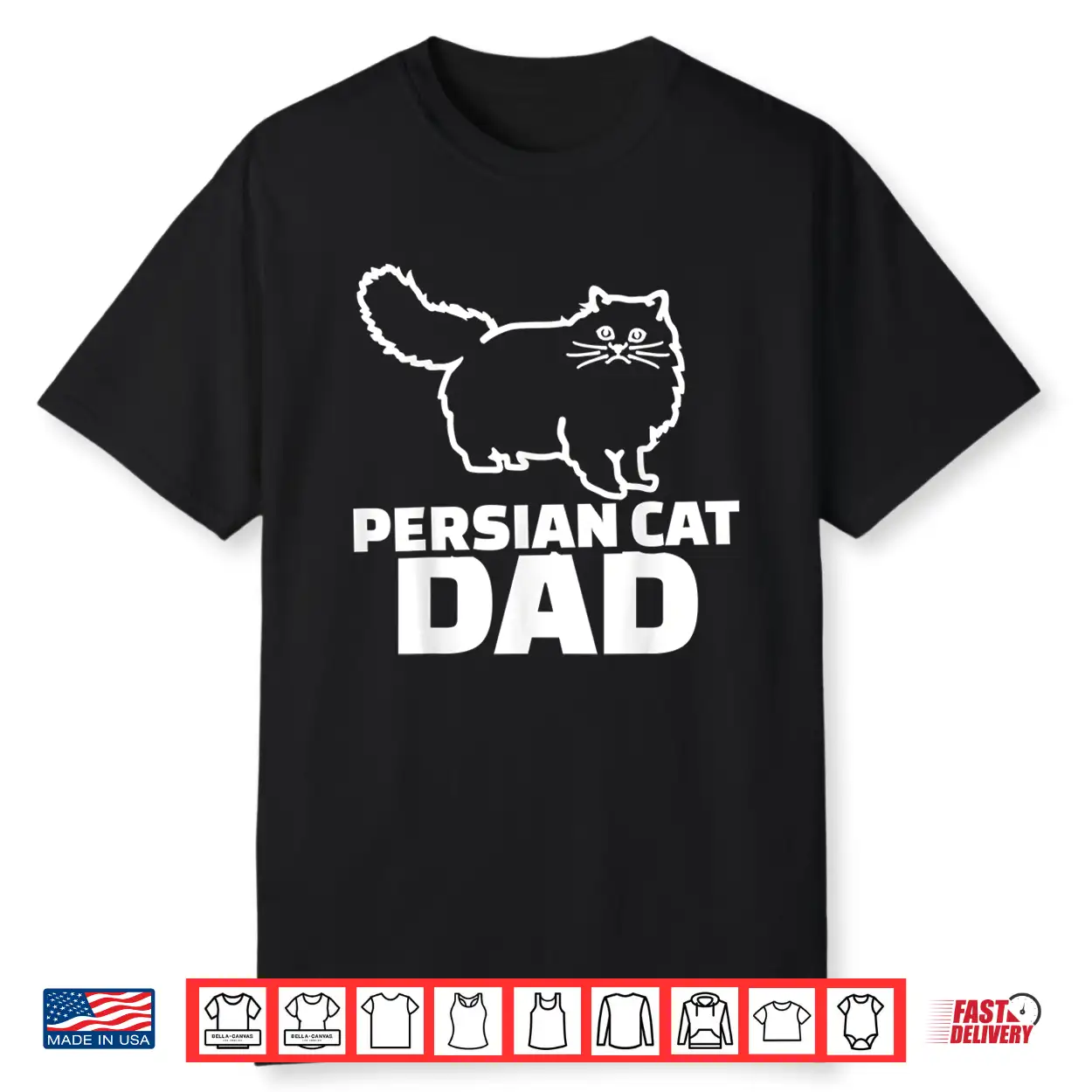 Persian Cat Dad Shirt