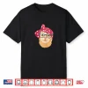 Cute Persian Orange Cat With Eyes Glasses & Bow On Right Ear Shirt