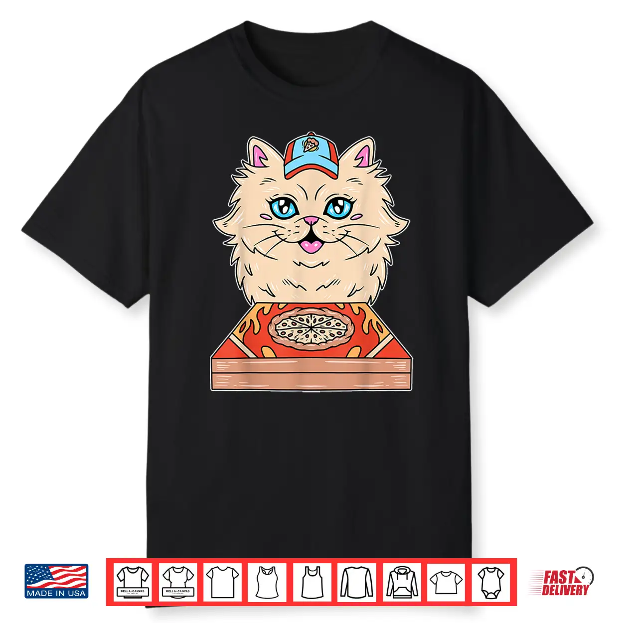 Pizza Delivery Persian Cat Shirt