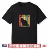 Retro Silhouette Persian Cat Persian Longhair Shirt