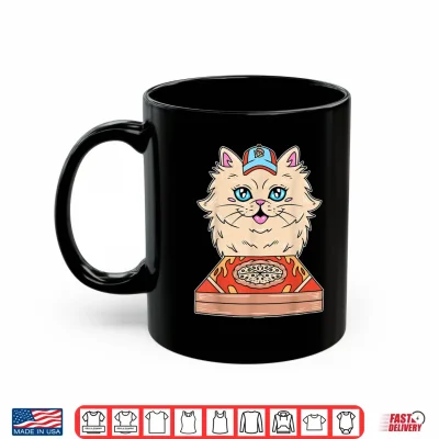 Mug Pizza Delivery Persian Cat Shirt