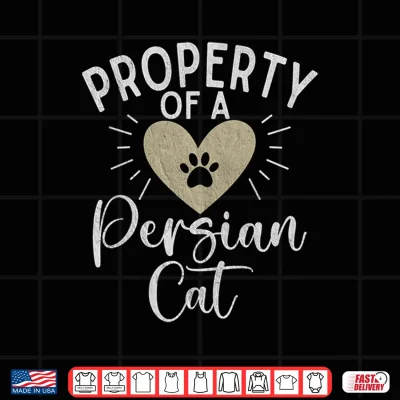 Design Property of a Persian Cat Shirt