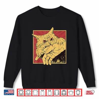 Sweatshirt Cat bite anime Shirt