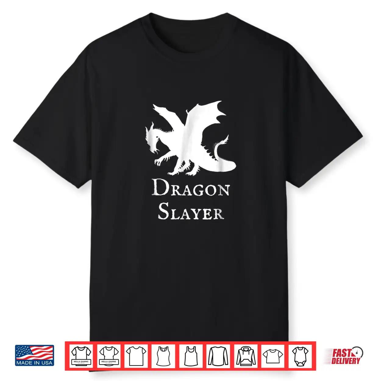 Dragon Slayer Shirt Fantasy Medieval Anime Lover