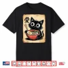 Funny Cat Ramen Japanese Kawaii Anime Cat Men Women Shirt