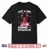 Just A Girl Who Loves Anime And Sketching Afro Anime Merch Shirt