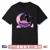 Pastel Goth Aesthetic Kawaii Cat Eating Ramen Noodles Shirt