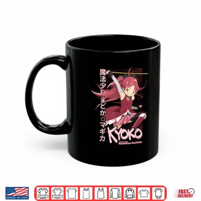Mug Puella Magi Madoka Magica Kyoko Sakura Anime Shirt