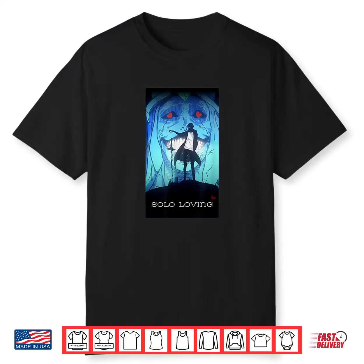 Solo Loving Anime Tee For Japanese Cartoon Lovers Shirt