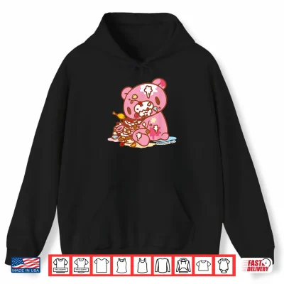 Hoodie The Naughty Grizzly Junk Food Feast Anime Shirt