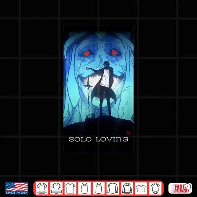 Design Solo Loving Anime Tee for Japanese Cartoon Lovers Shirt