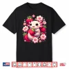 Cute Axolotl Kawaii Anime Axolotl Strawberry Shirt