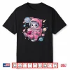 Kawaii Cat Bubble Boba Tea Space Astronaut Anime Girls Shirt