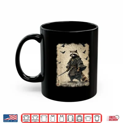 Samurai Raccoon Japanese Warrior Art Anime & Samurai Shirt 3 Mug Samurai Raccoon Japanese Warrior Art Anime Samurai Shirt
