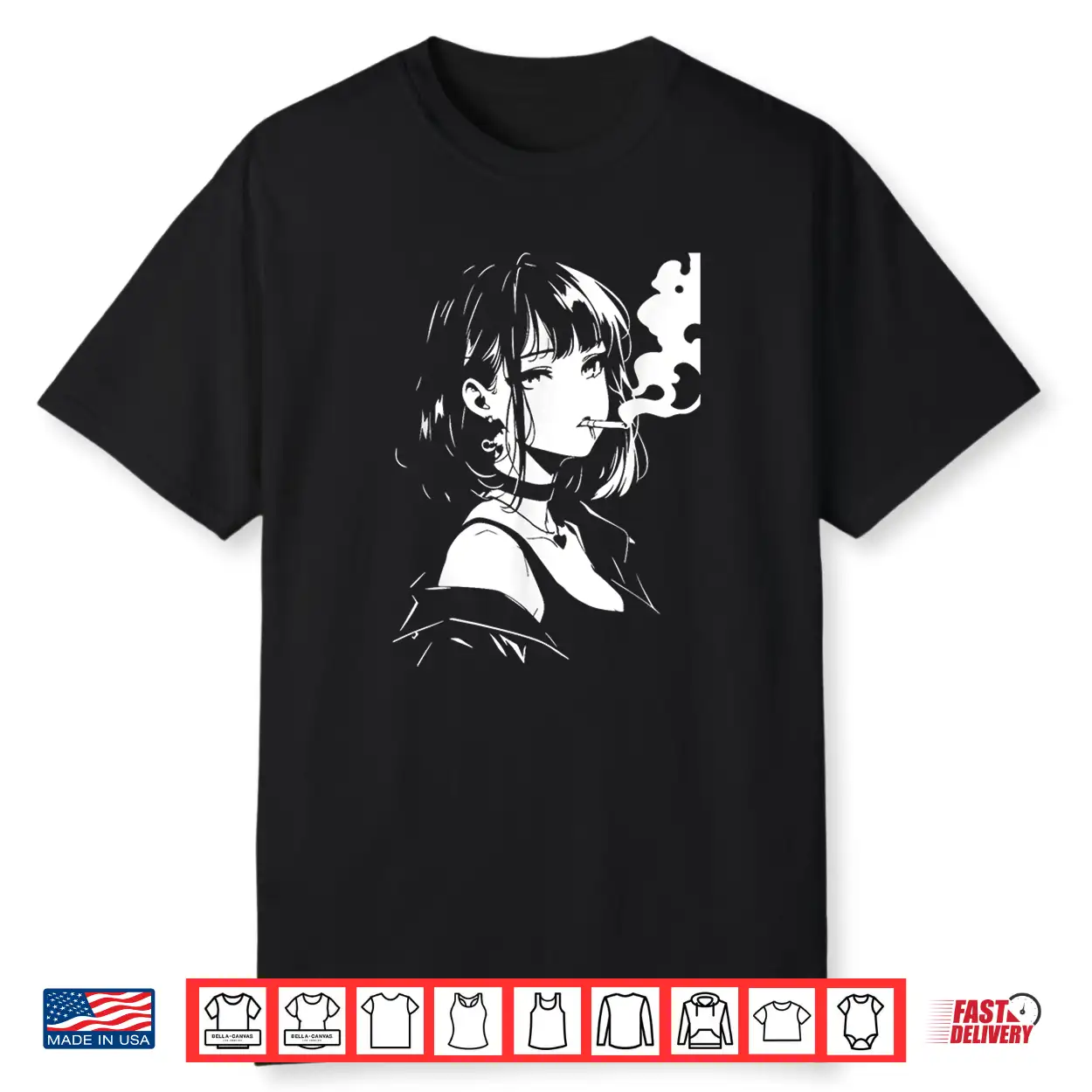 Horror Anime Girl Shirt