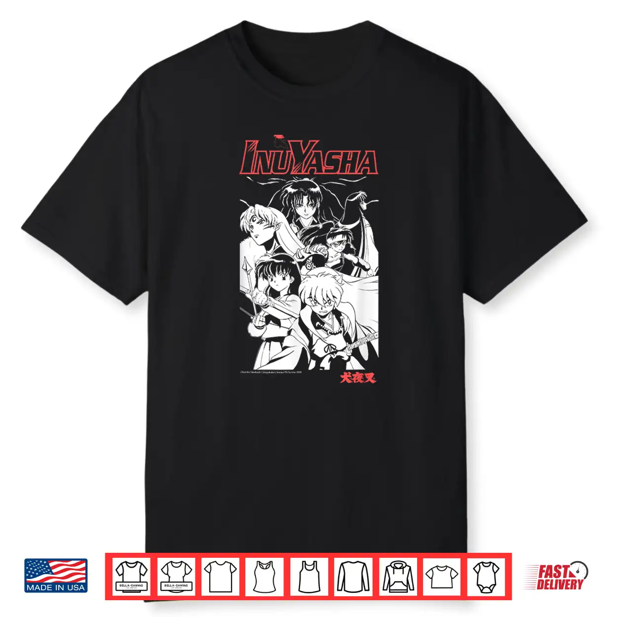 Kagome Koga Sesshomaru Timeless Anime Cast Shirt