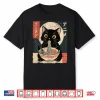 Kawaii Anime Cat Ramen Japanese Graphic Men Women Teens Shirt