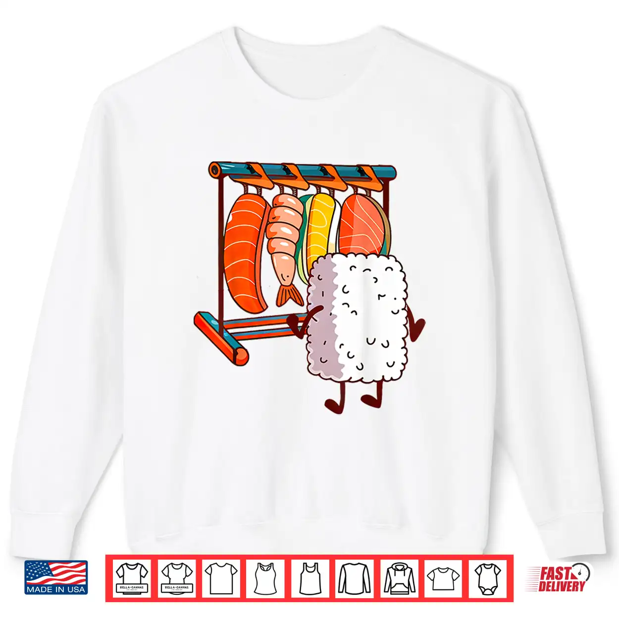 Sushi Japanese Food Sushi Wardrobe Anime Sushi Wardrobe Shirt Sushi Japanese Food Sushi Wardrobe Anime Sushi Wardrobe Shirt
