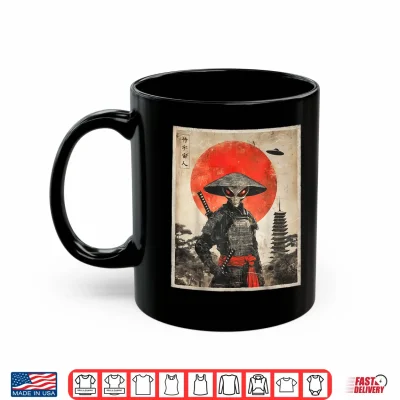 Alien Samurai Ufo Japanese Vintage Graphic Ukiyo E Art Funny Shirt 3 Mug Alien Samurai UFO Japanese Vintage Graphic Ukiyo e Art Funny Shirt