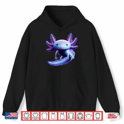 Hoodie Axolotl Anime Cute Axolotl Shirt