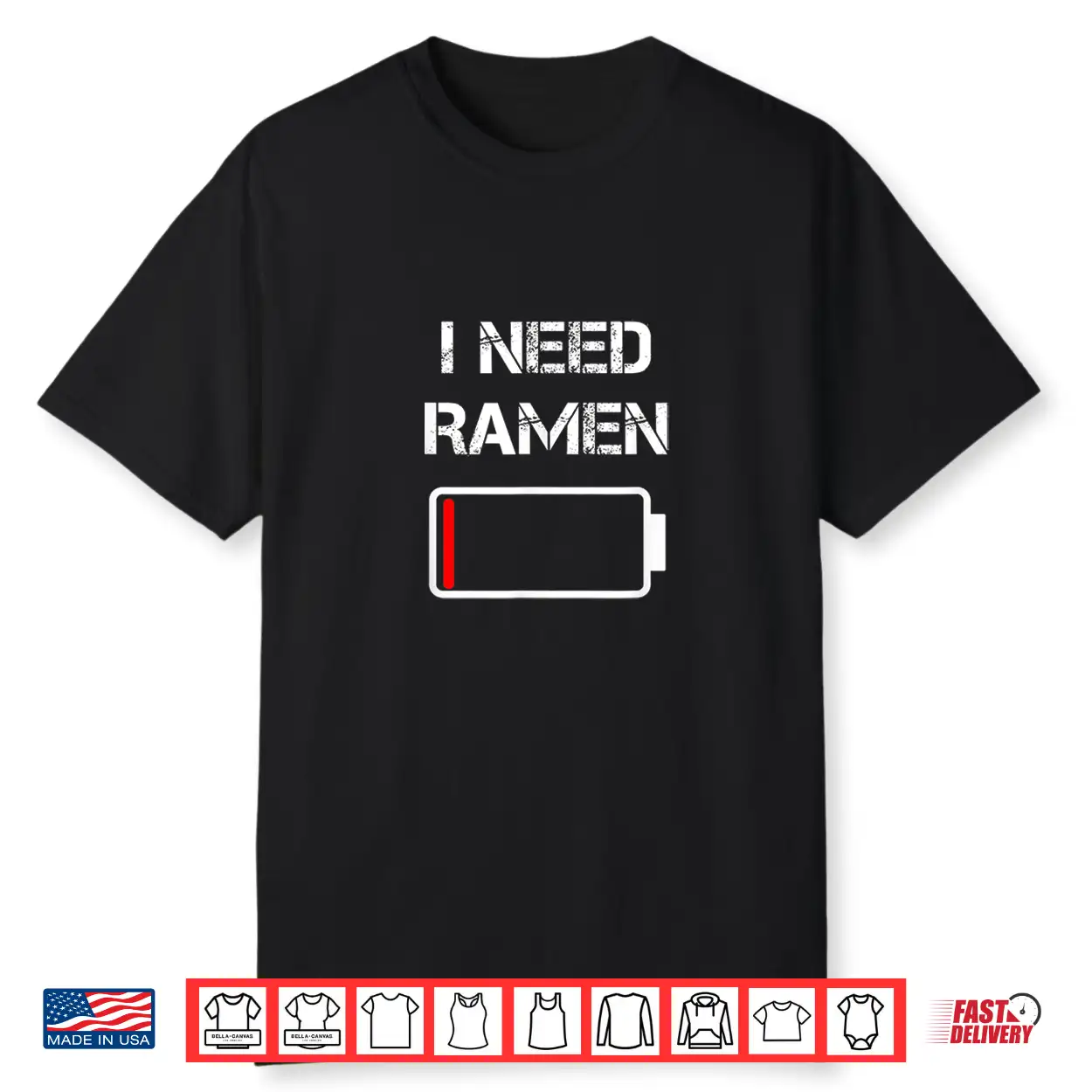 I Need Ramen   Japan   Anime   Funny Noodle Love Ramen Shirt