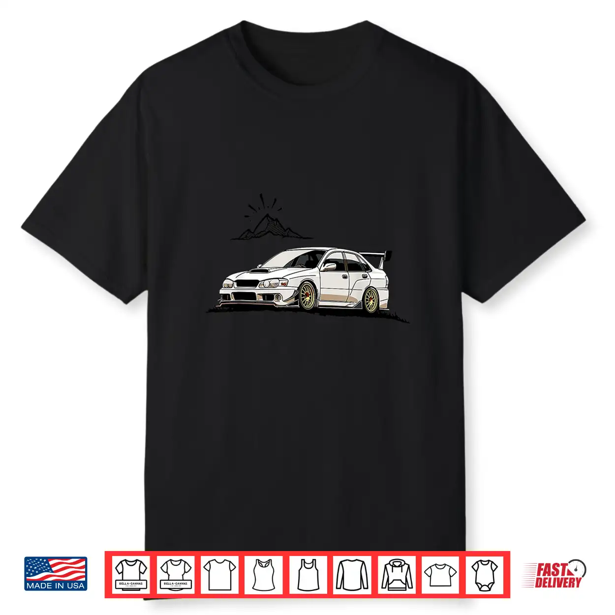Jdm Rally Racer Japanese Modified Race Car Shirt