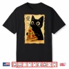 Japanese Kawaii Anime Cat Pizza Aesthetic Cat Eating Pizza Shirt