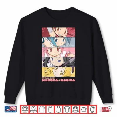 Sweatshirt Puella Magi Madoka Co Anime Panels Shirt