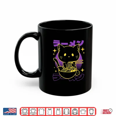 Mug Ramen Cat Japanese Shirt
