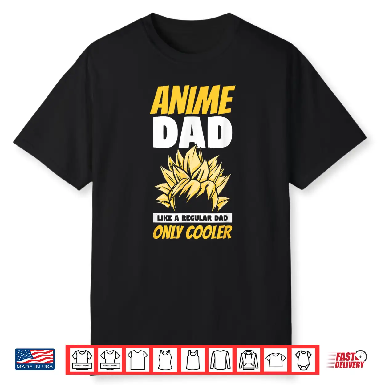 Anime Dad Like A Regular Dad Only Cooler Fathers Day Otaku Shirt