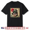 Cat Ramen Japanese Funny Samurai Kawaii Cat Anime Girls Boys Shirt